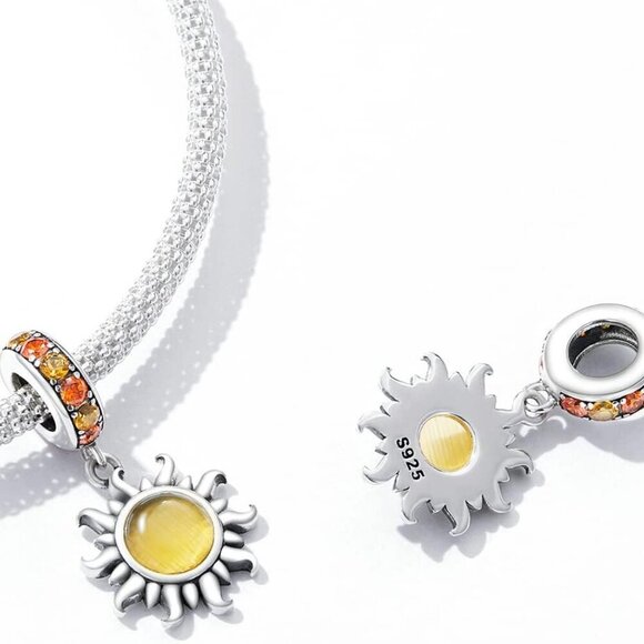 Animal Charms for Bracelets 925 Sterling Silver Bead Charms Bee Butterfly Fox Ch - Picture 3 of 7